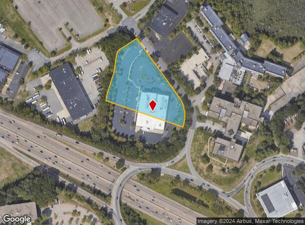  40 Allied Dr, Dedham, MA Parcel Map