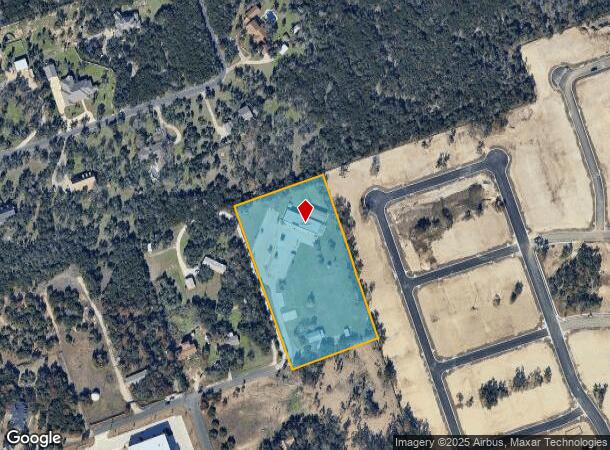 2222 Downing Ln, Leander, TX Parcel Map