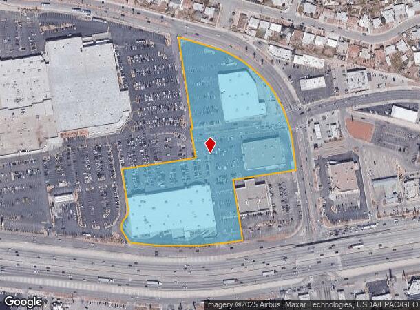  6001 Gateway Blvd W, El Paso, TX Parcel Map