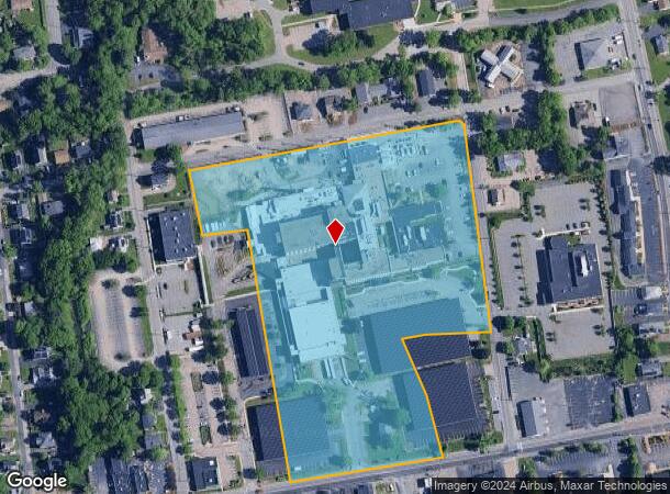  680 Centre St, Brockton, MA Parcel Map