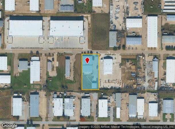  1016 Enterprise Pl, Arlington, TX Parcel Map