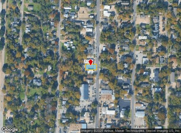 815 N Elm St, Denton, TX Parcel Map