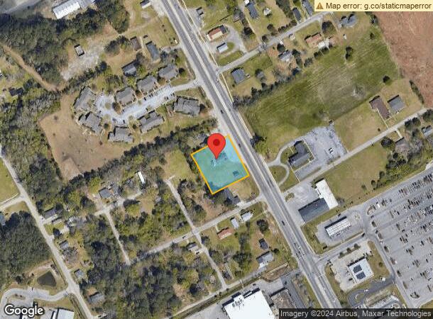  1316 S Main St, Darlington, SC Parcel Map