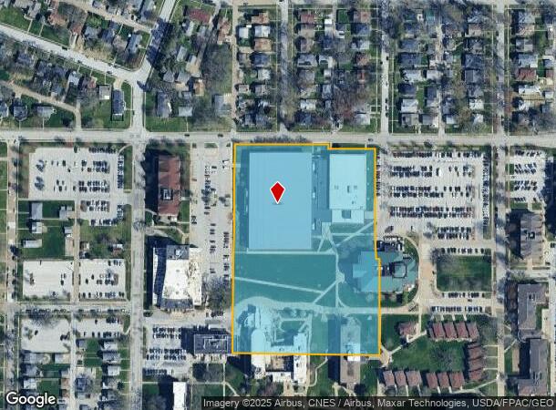  518 W Locust St, Davenport, IA Parcel Map