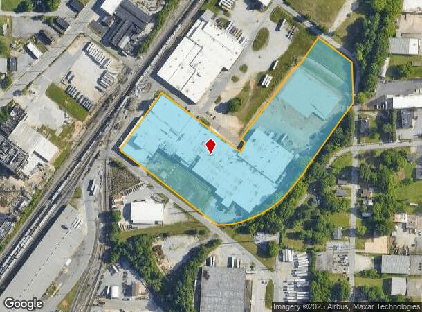 200 S West Point Ave, High Point, NC Parcel Map