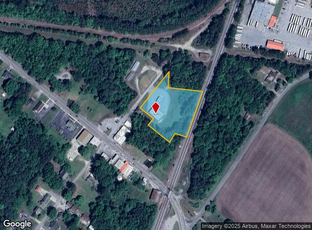  110 N Braxton Ave, Jarratt, VA Parcel Map