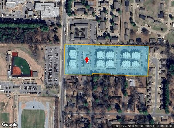 530 S Donaghey Ave, Conway, AR Parcel Map