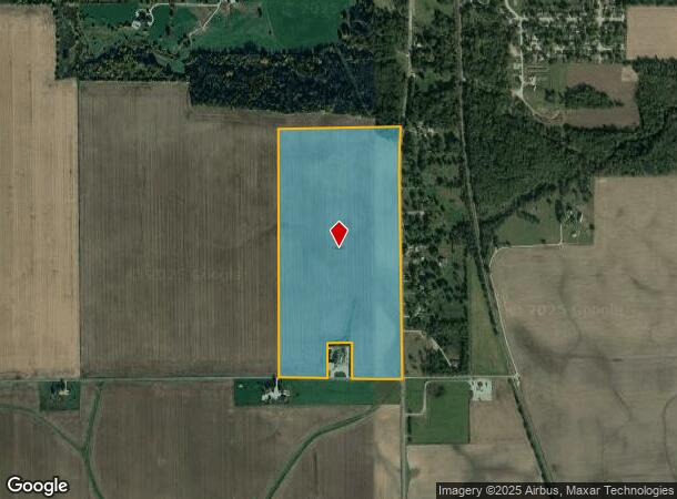 S State Road 43 At W 1150 S, Brookston, IN Parcel Map