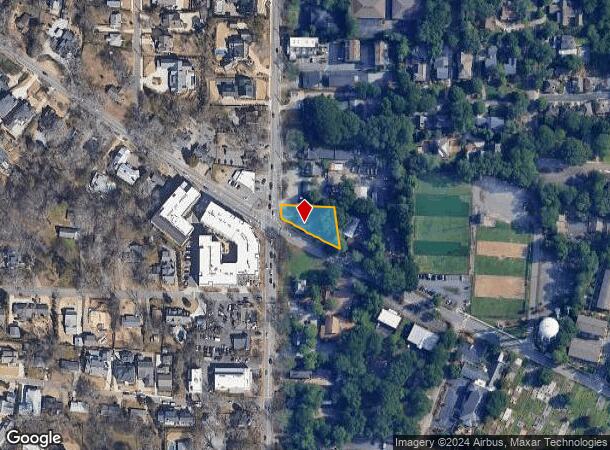  1197 Canton St, Roswell, GA Parcel Map