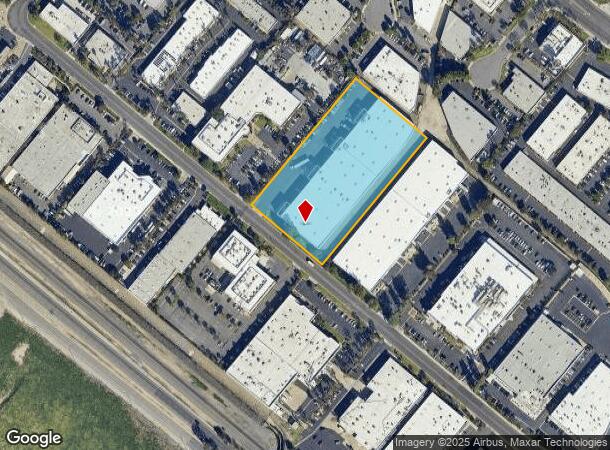 2741 Dow Ave, Tustin, CA Parcel Map