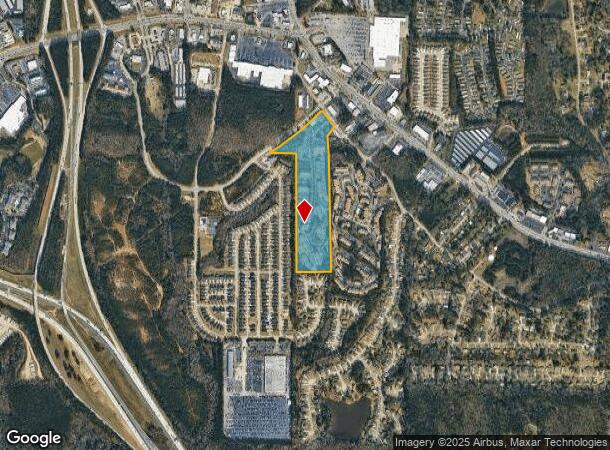  50 Evergreen Way, Stockbridge, GA Parcel Map