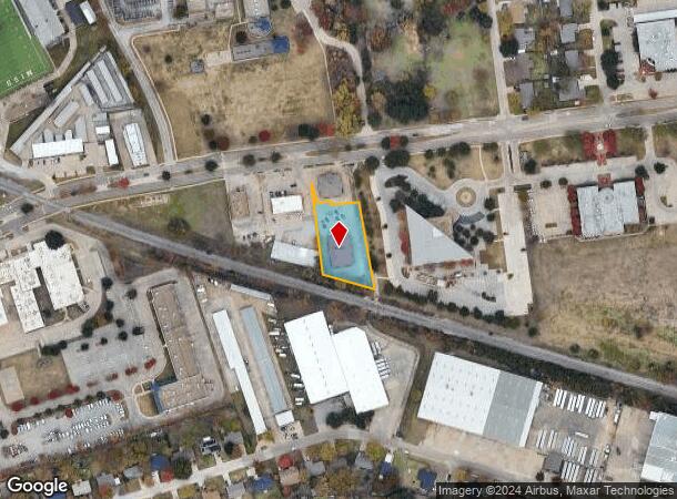  1024 E Broad St, Mansfield, TX Parcel Map