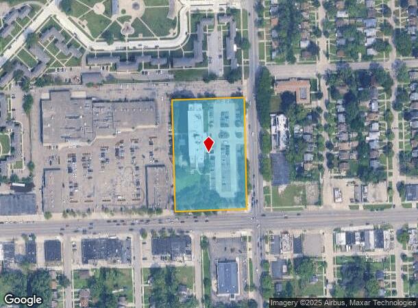 19101 Evergreen Rd, Detroit, MI Parcel Map