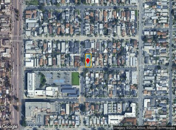  6612 Menlo Ave, Los Angeles, CA Parcel Map