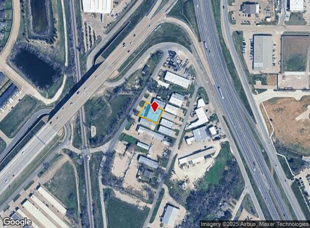 414 N Commerce St, Burleson, TX Parcel Map