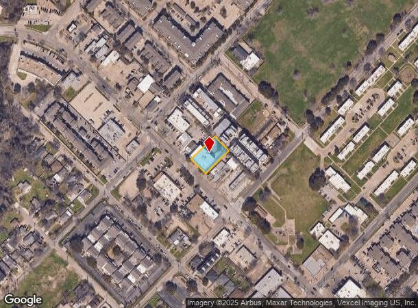  4622 Maple Ave, Dallas, TX Parcel Map