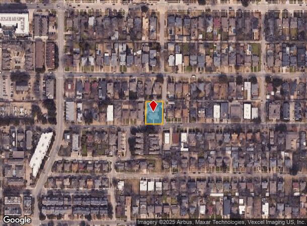  5849 Oram St, Dallas, TX Parcel Map