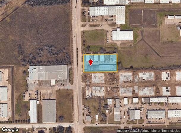 1607 N Main St, Pearland, TX Parcel Map