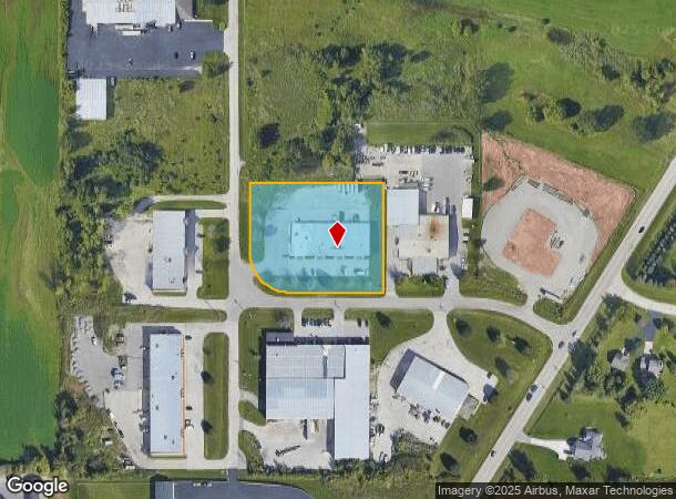 1382 Plane Site Blvd, De Pere, WI Parcel Map