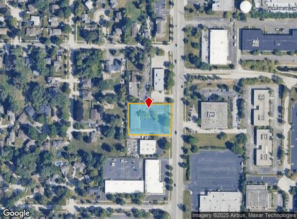 1645 Hicks Rd, Rolling Meadows, IL Parcel Map