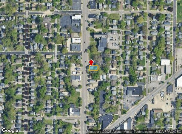  889 N Main St, Akron, OH Parcel Map