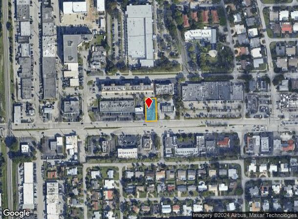  1361 E Commercial Blvd, Oakland Park, FL Parcel Map