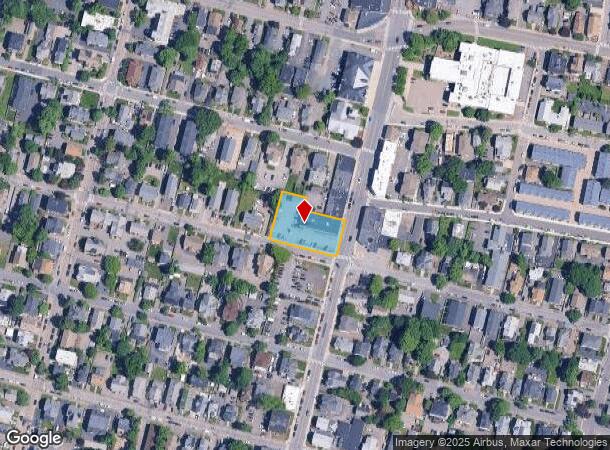 591 Moody St, Waltham, MA Parcel Map