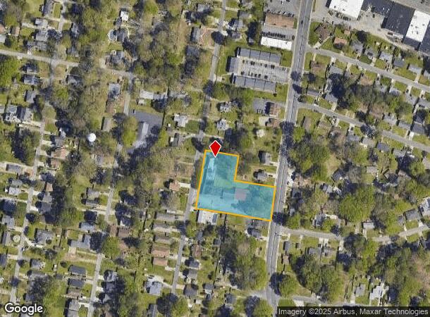  1212 Willow Ave, Chesapeake, VA Parcel Map