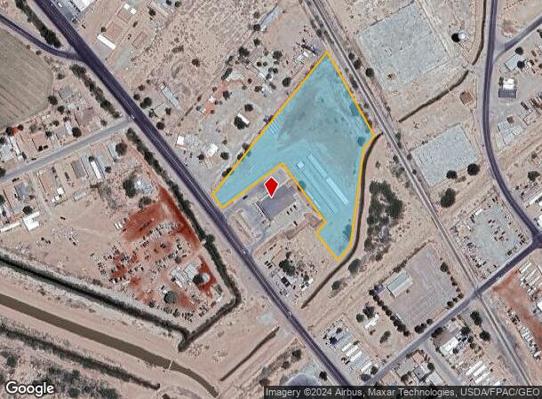  16289 Alameda Ave, Fabens, TX Parcel Map