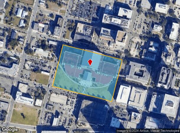  501 W Adams St, Jacksonville, FL Parcel Map