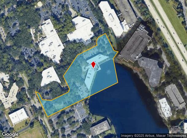  7595 Baymeadows Way, Jacksonville, FL Parcel Map