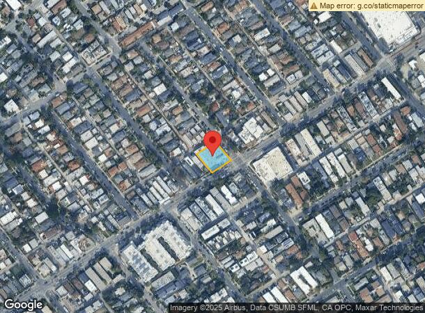  553 Rose Ave, Venice, CA Parcel Map