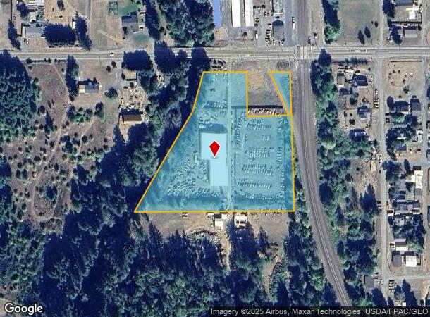  747 Atlas Rd, Vader, WA Parcel Map