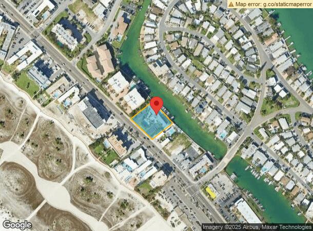  11365 Gulf Blvd, Treasure Island, FL Parcel Map