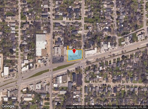  4101 W Jefferson Blvd, Dallas, TX Parcel Map