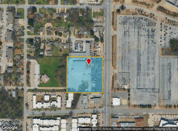 612 N Collins St, Arlington, TX Parcel Map