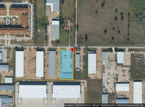 1106 W Harris Rd, Arlington, TX Parcel Map