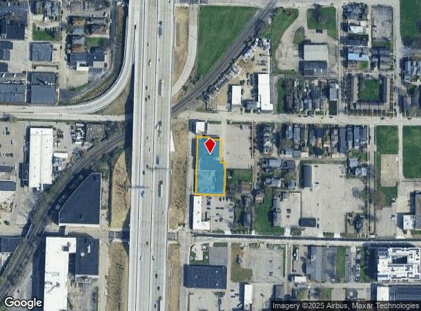 121 N Pine St, Indianapolis, IN Parcel Map