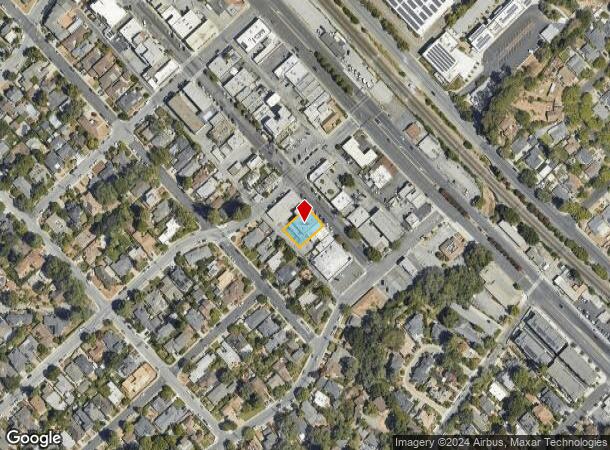  1724 Laurel St, San Carlos, CA Parcel Map