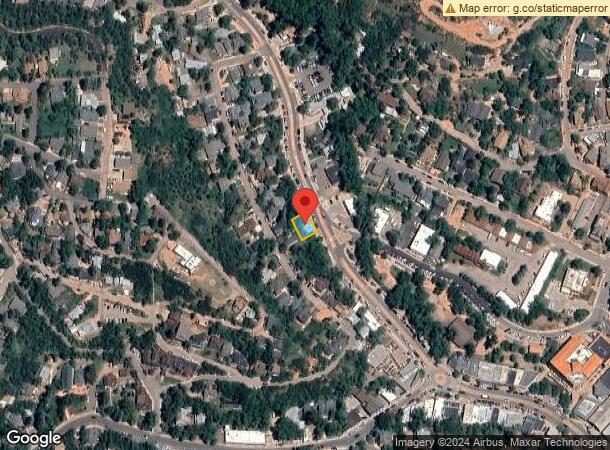  1107 Manitou Ave, Manitou Springs, CO Parcel Map