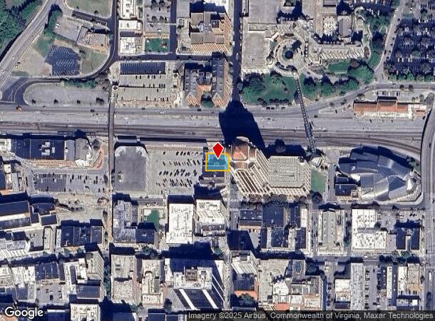 1 S Jefferson St, Roanoke, VA Parcel Map