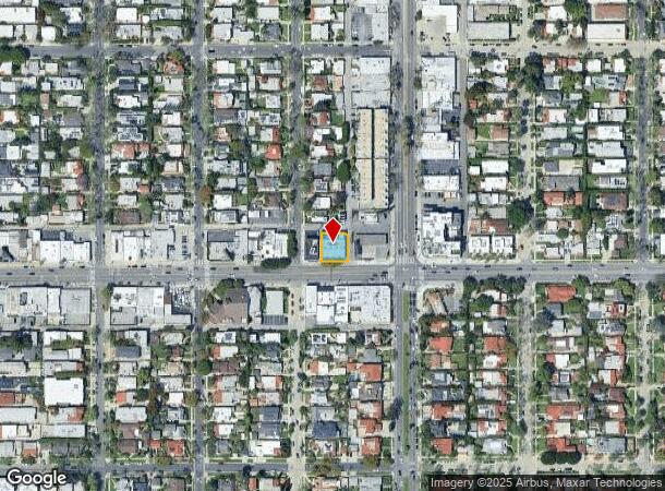 6615 Melrose Ave, Los Angeles, CA Parcel Map