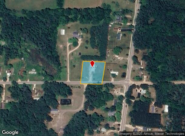 796 W Maple Grove Rd, Farwell, MI Parcel Map
