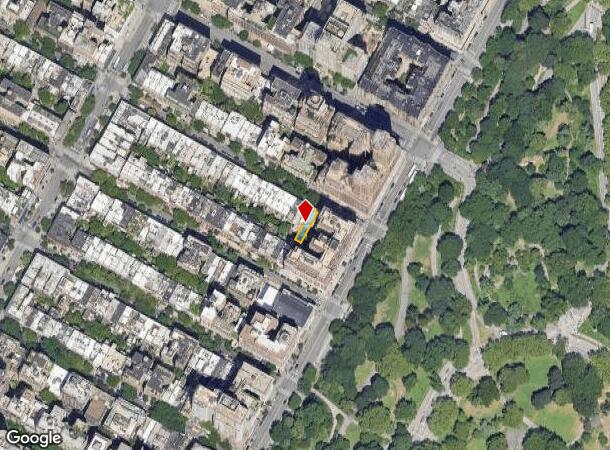  8 W 71St St, New York, NY Parcel Map