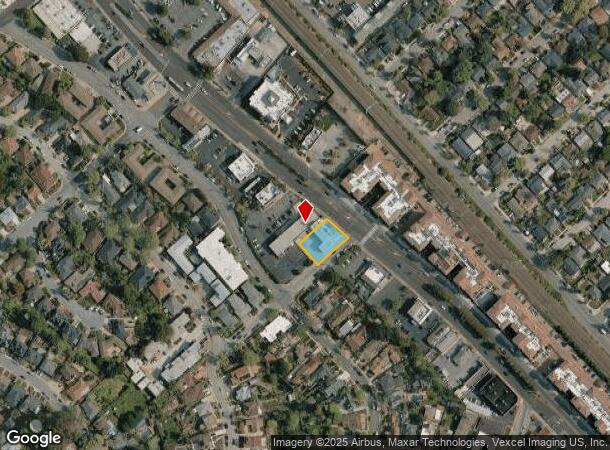  280 El Camino Real, San Carlos, CA Parcel Map