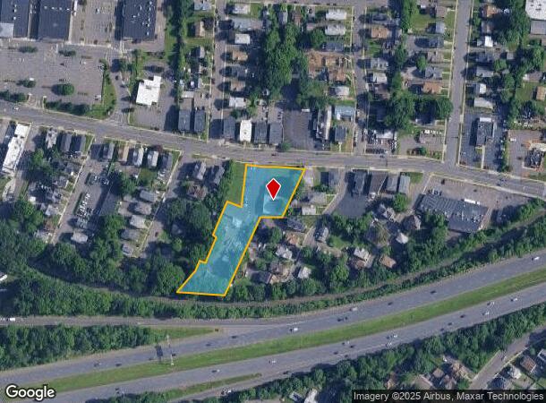  614 W Main St, New Britain, CT Parcel Map