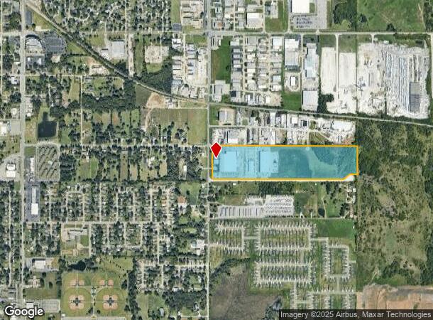 1201 S 9Th St, Broken Arrow, OK Parcel Map