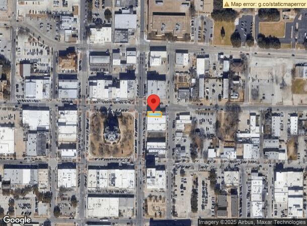  122 N Locust St, Denton, TX Parcel Map