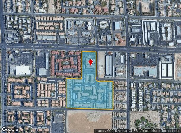  8321 W Sahara Ave, Las Vegas, NV Parcel Map