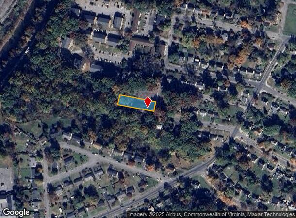  1409 Burks St Sw, Roanoke, VA Parcel Map